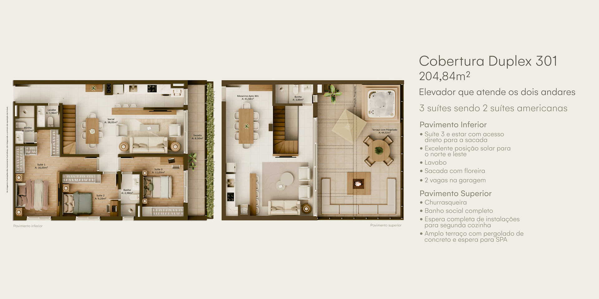 PLANTA 301 GREEN GARDEN LEG