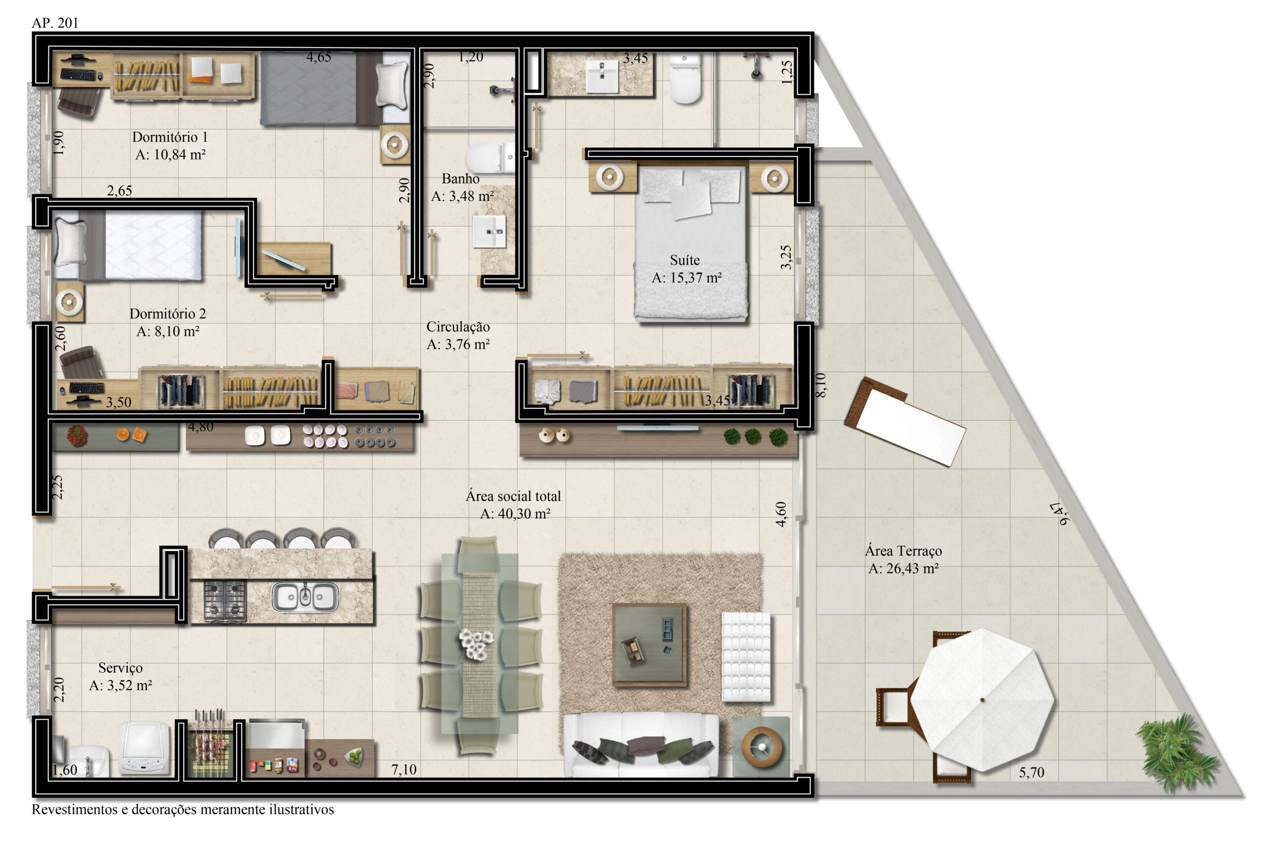 AP201 C TERRAÇO cotas